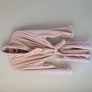 Tahari Plush Pink Bath Robe S/M‎ Belted Soft